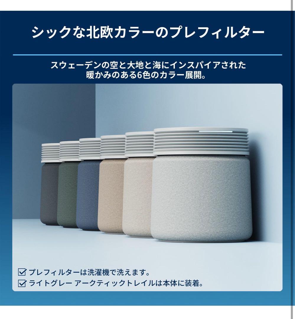 新品未開封 Blueair SP4i 空気清浄機 57畳対応 北欧デザイン