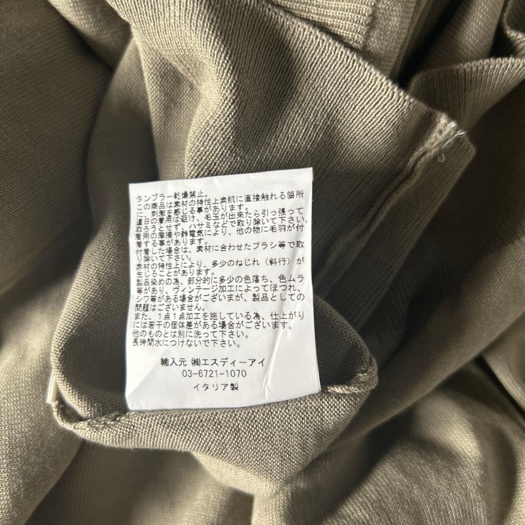 ヒ*ロ様 タグ付新品! GRAN SASSO イタリア製　クルーネックコットンメ