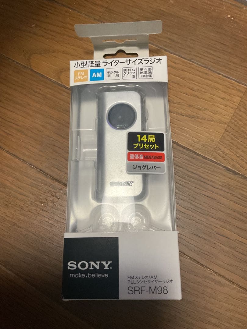 sony ラジオ SRF-M98