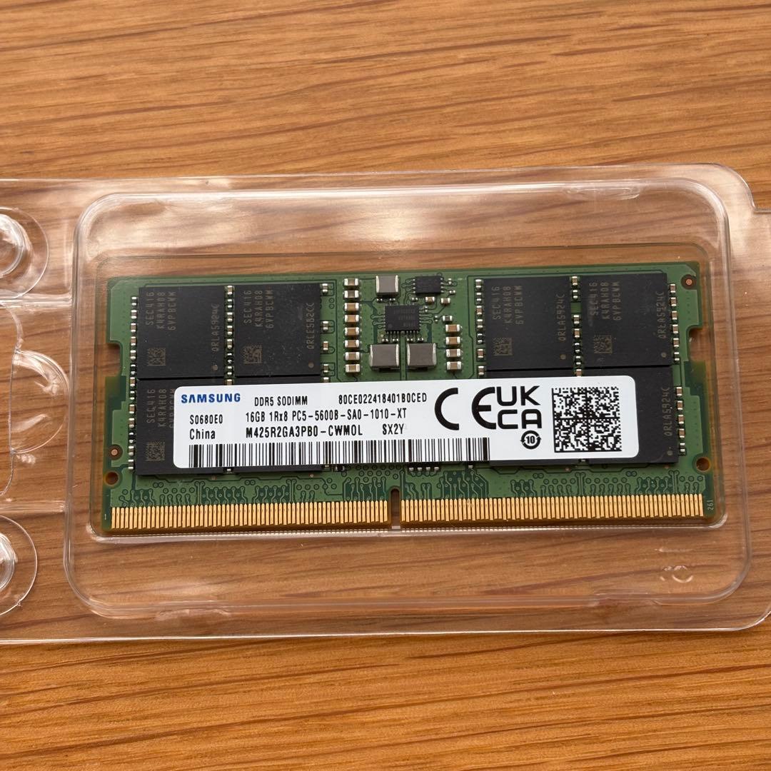 DDR5 16GB SODIMM メモリー