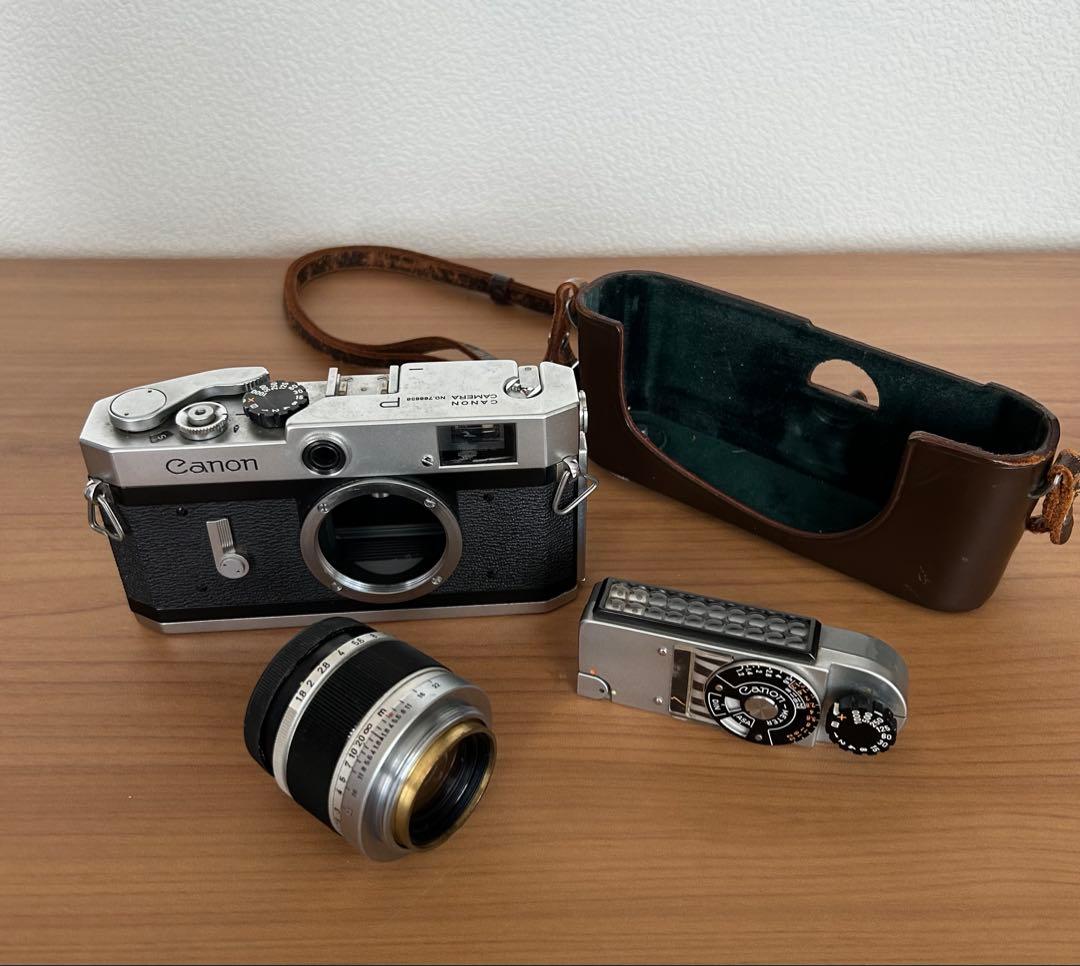 わ*ん様 Canon Camera P レンジファインダー カメラ 露出計・取説
