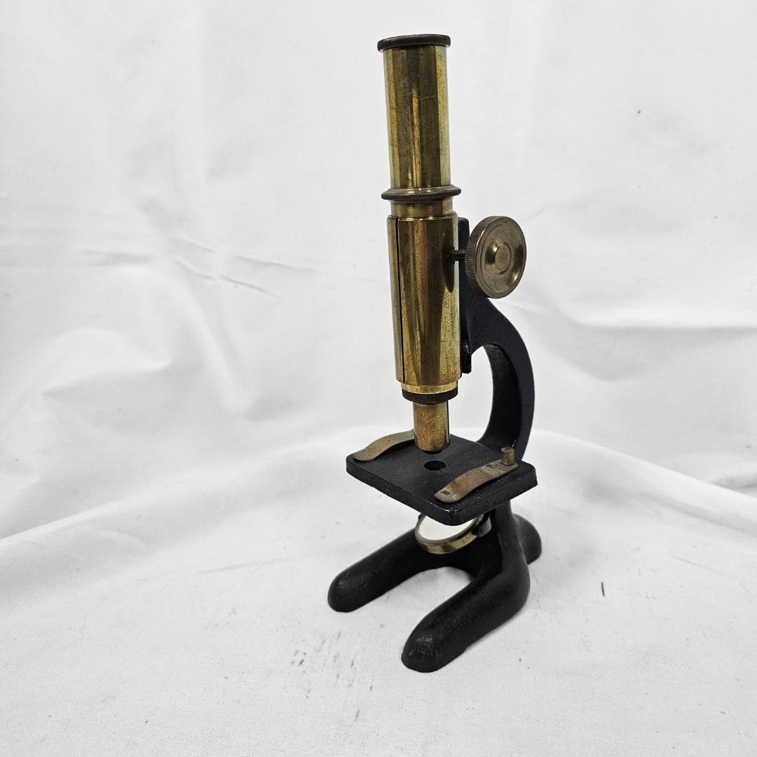 【希少】顕微鏡+1900年代 デッドストック 目覚まし時計 ジャンク品