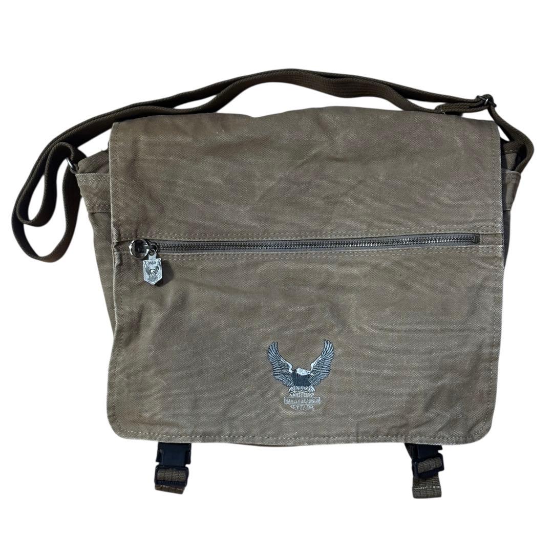 ハーレーダビッドソン メッセンジャーバッグ ヴィンテージ ミリタリー