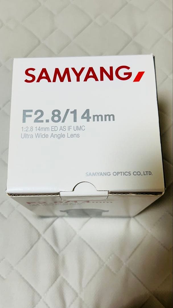 レンズ(単焦点) SAMYANG F2.8 14mm