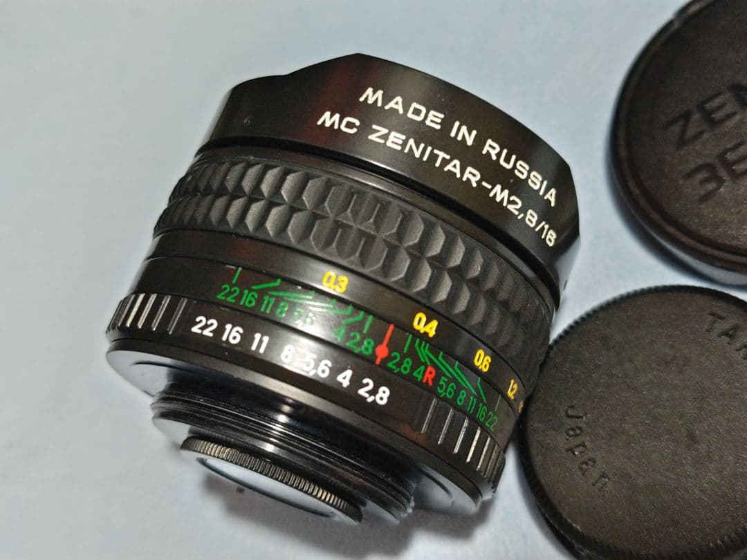 MC ZENITAR 16mm F2.8 FISH-EYE M42マウント