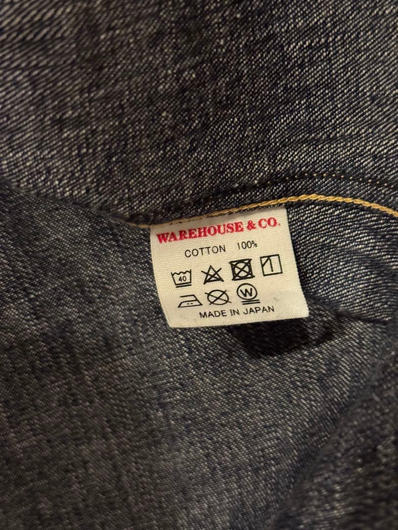 ウェアハウス　デニムウエスタンシャツ 42 Lサイズ