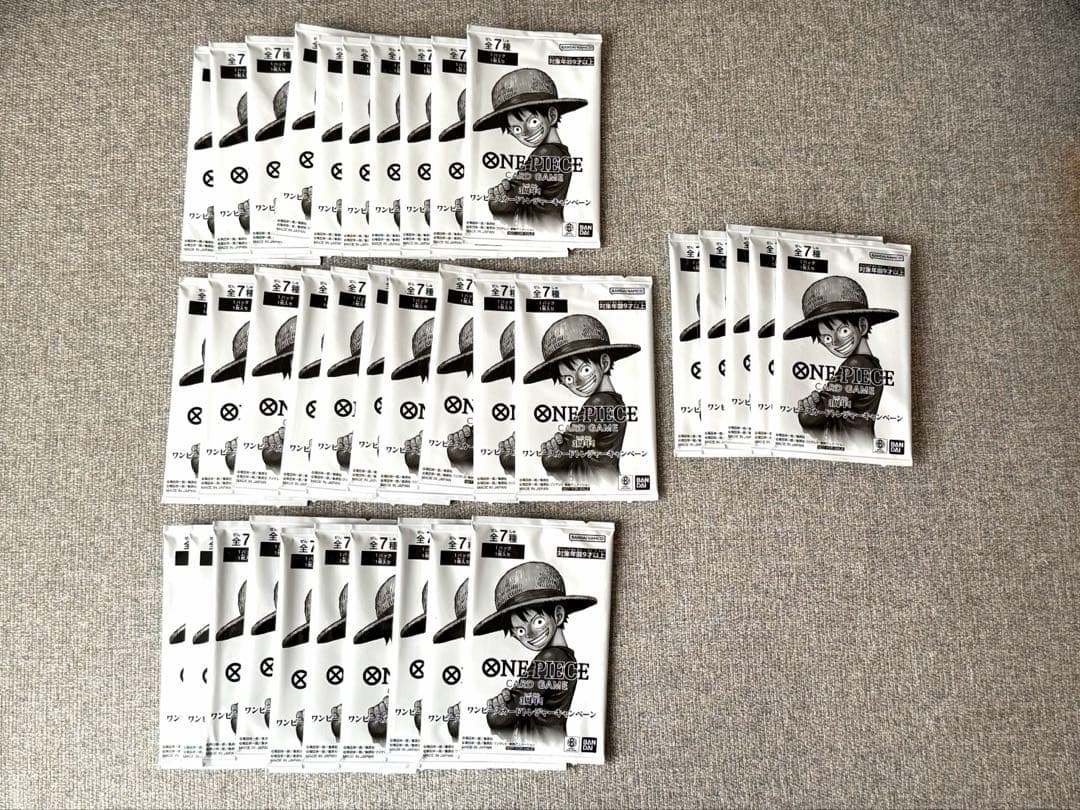 3周年 ワンピースカードトレジャーキャンペーン 未開封35パック