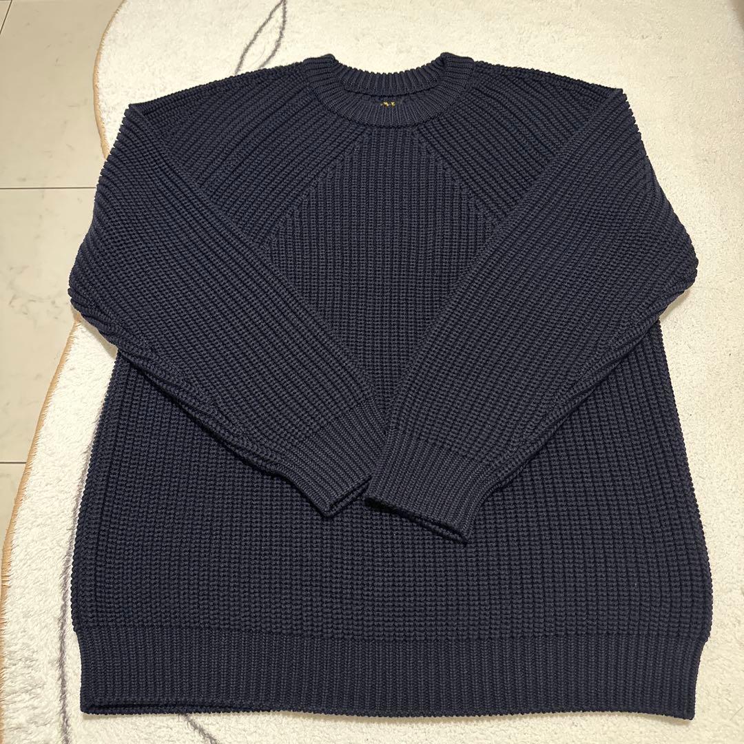 BATONER ネイビー SIGNATUREニット　サイズ1
