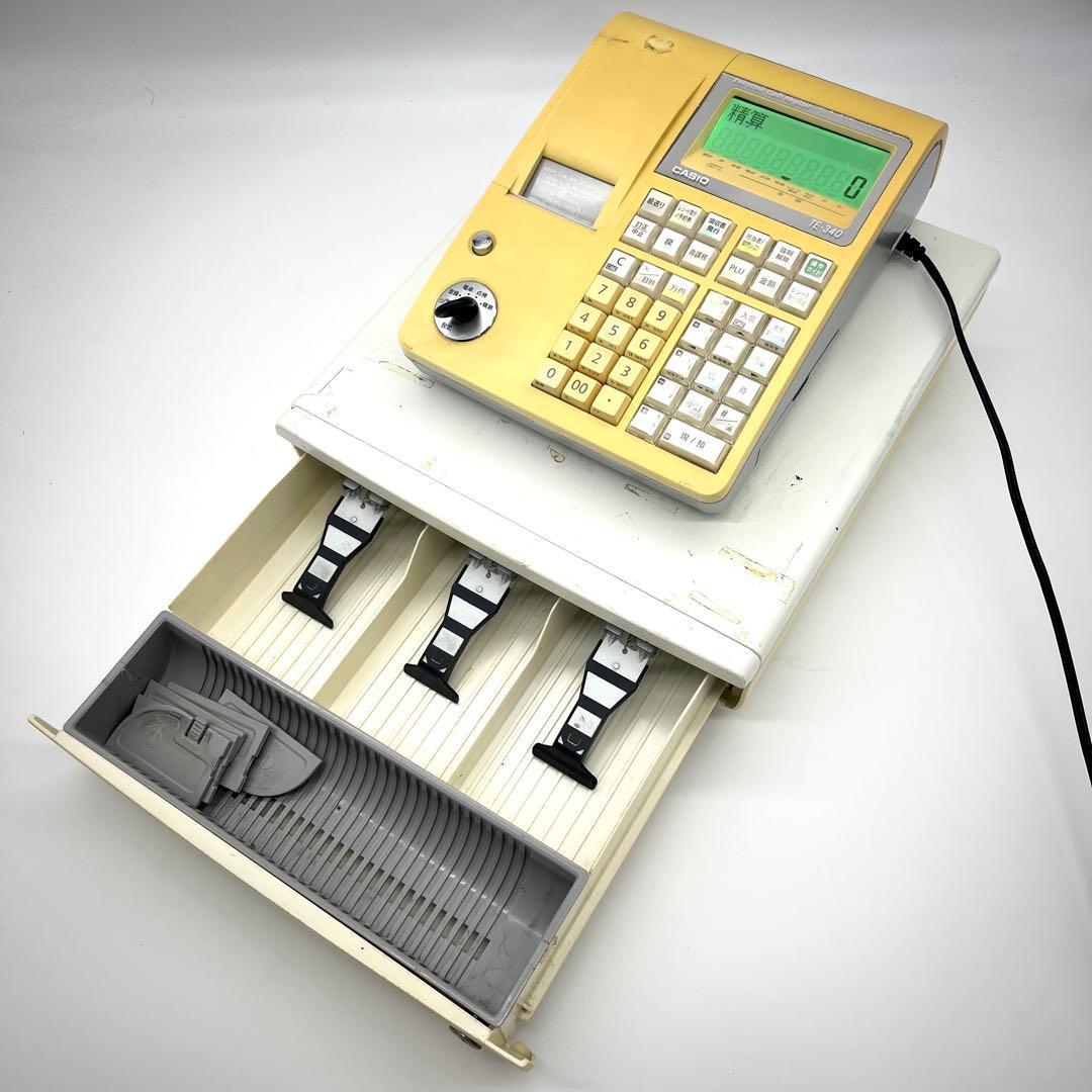 レジ カシオ CASIO TE340 レジペーパー レジスター