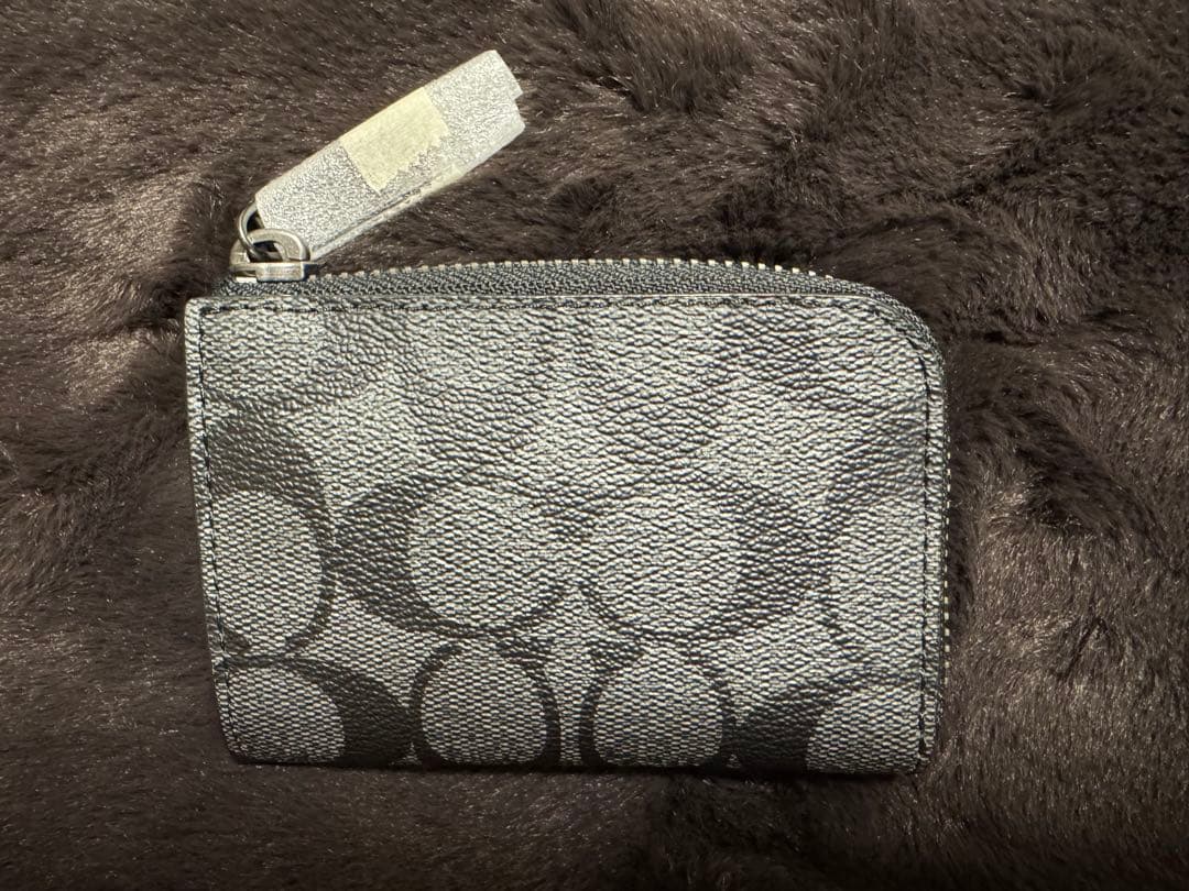 【新品未使用】COACH ケース/カードケース 小銭入れ　ブラック