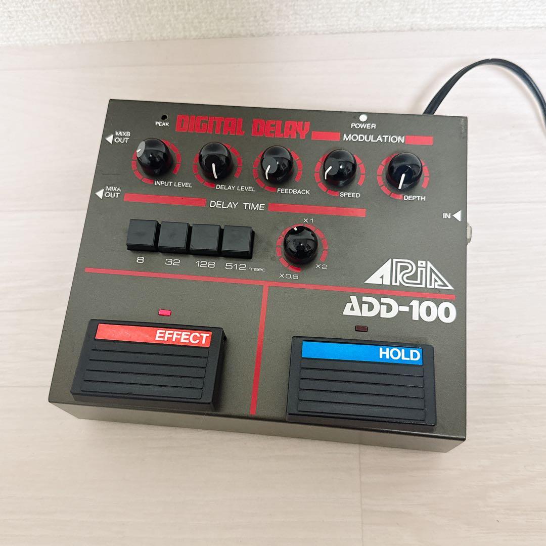 2201【美品】ARIA ADD-100 デジタルディレイ　日本製 エフェクター