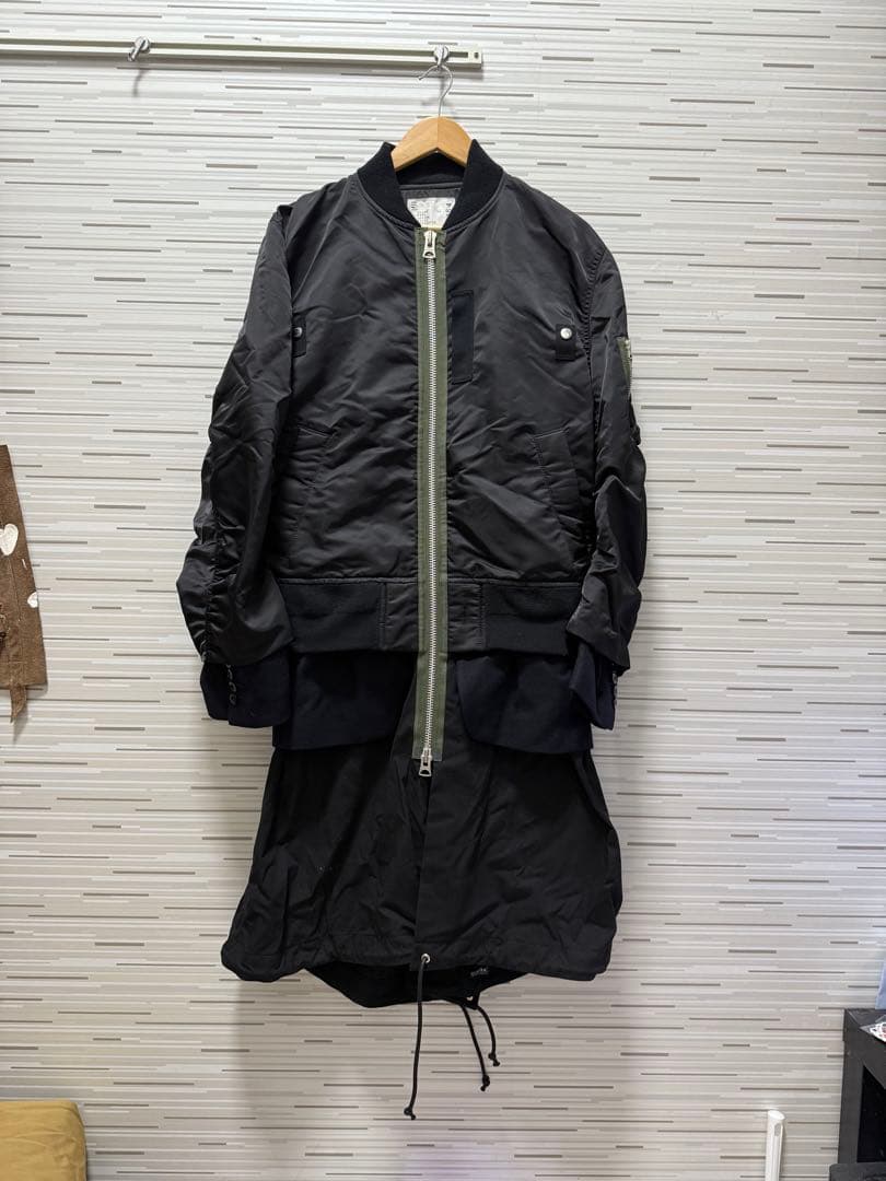 し*ょ様 Sacai サカイ 20AW Nylon Twill Coat ドッキ