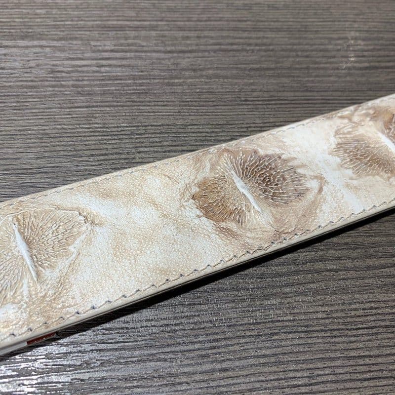 GARNIER ガルニエ ドラゴンバックル シャークスキン型押し ベルト