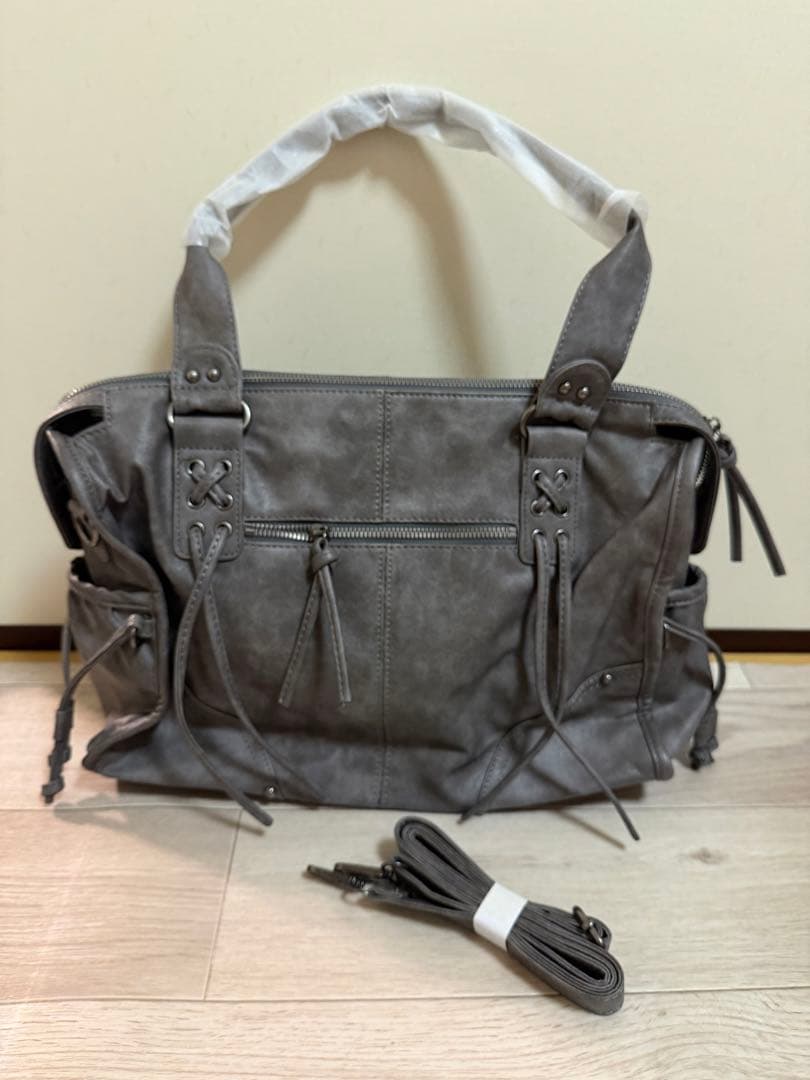 FANCY CLUB ショルダーバッグ グレー