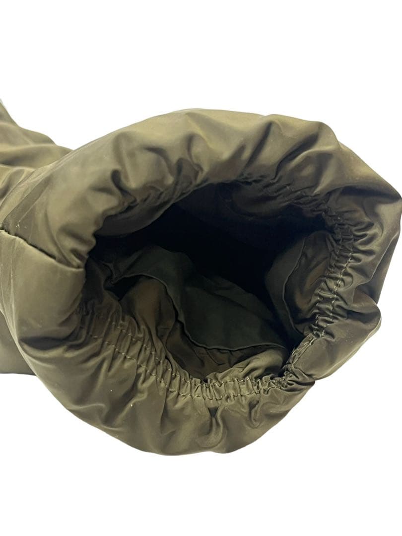 【鑑定済】MONCLER モンクレール ロングダウンコート カーキ サイズ1