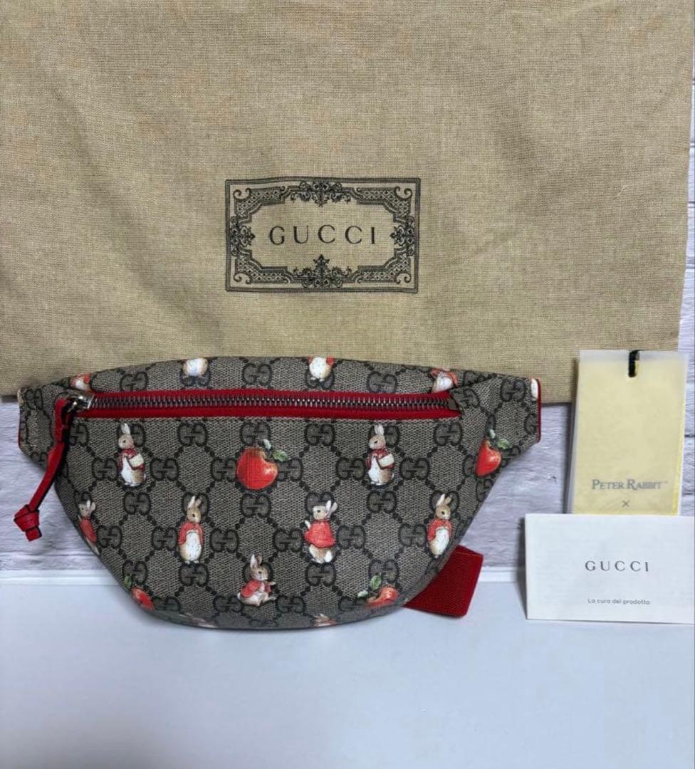 GUCCI グッチ ピーターラビット コラボ ボディバッグ/ ウエストバッグ
