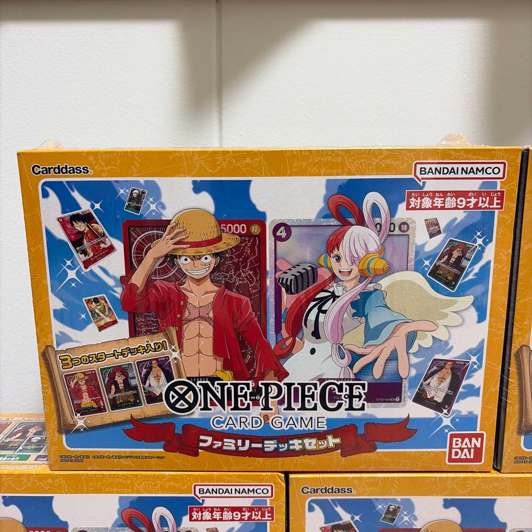 新品未開封　ワンピースカードゲーム　ファミリーデッキセット　シュリンク付き　5個