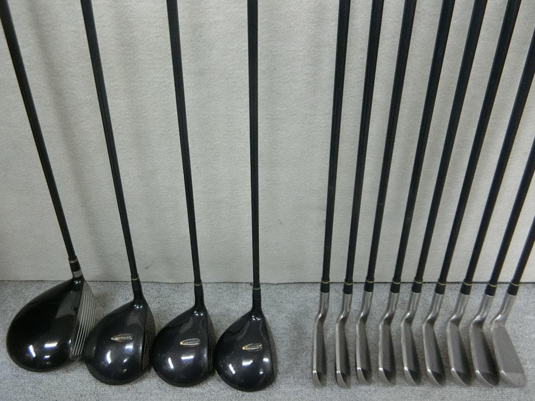 b672 初心者歓迎 ダンロップ等メンズゴルフ１４本セット※Ｄｒ２本入り