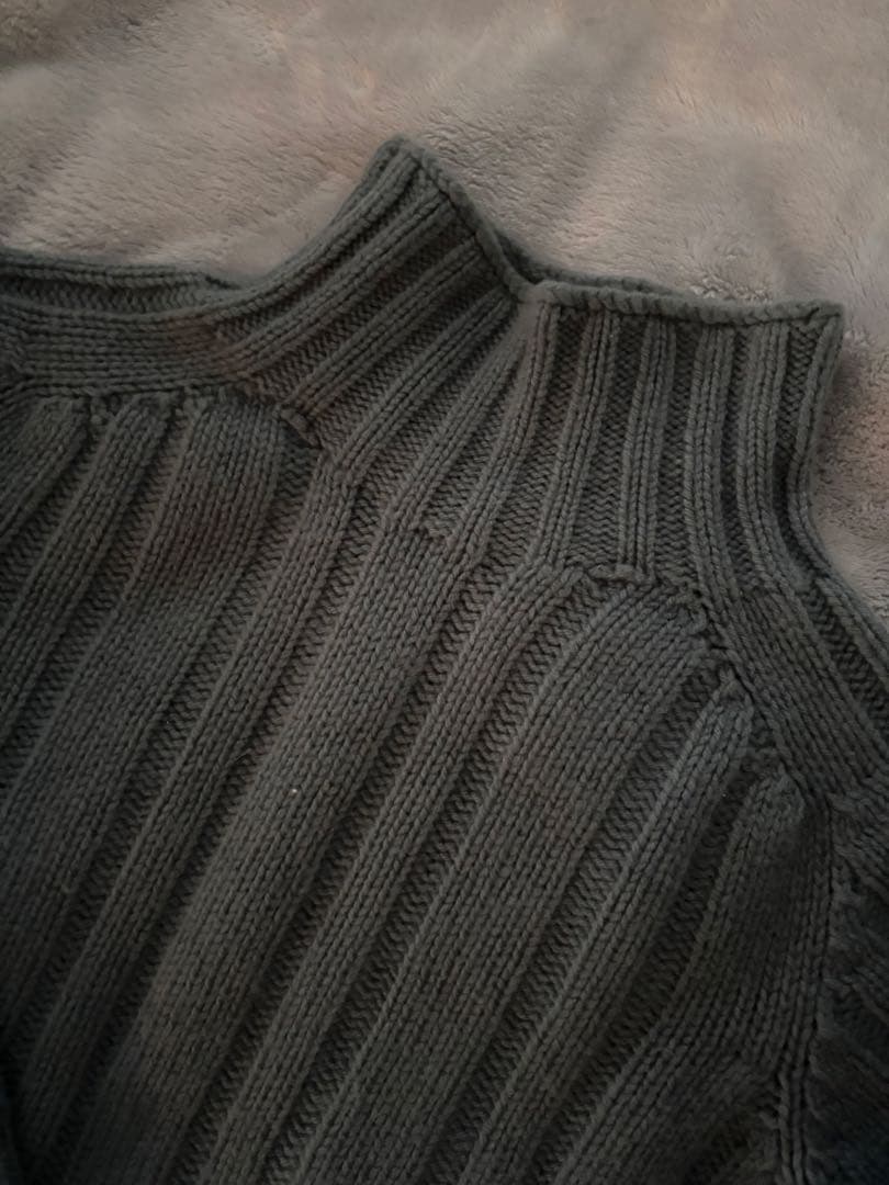 MARGARET HOWELL ブルーグレー ハイネックセーター