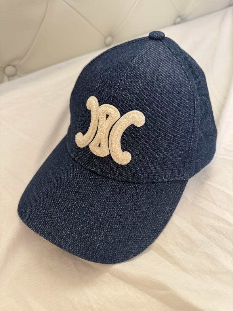 CELINE デニムベースボールキャップ セリーヌ‪‪