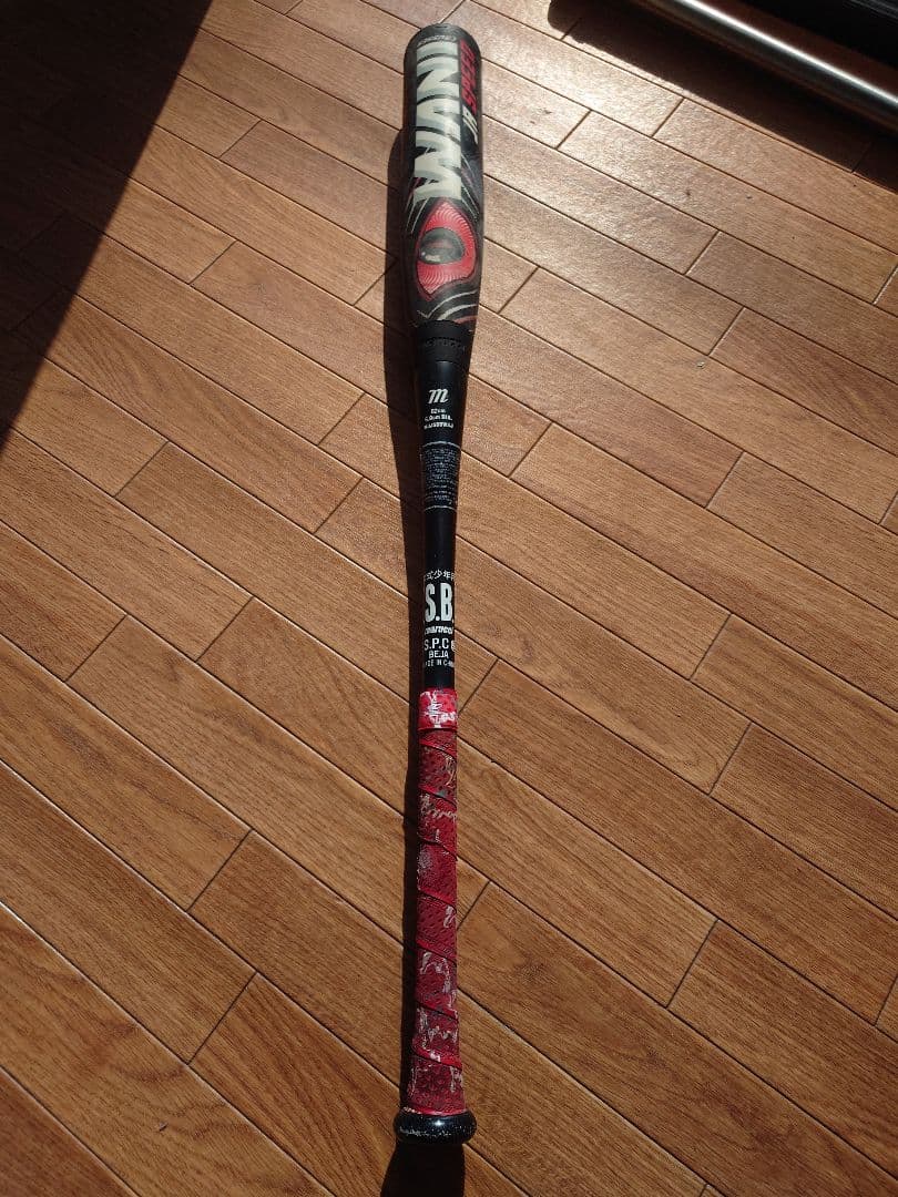 少年野球用Marucci ワニクラッシャー赤82cm610g 赤ワニ新品ケース付