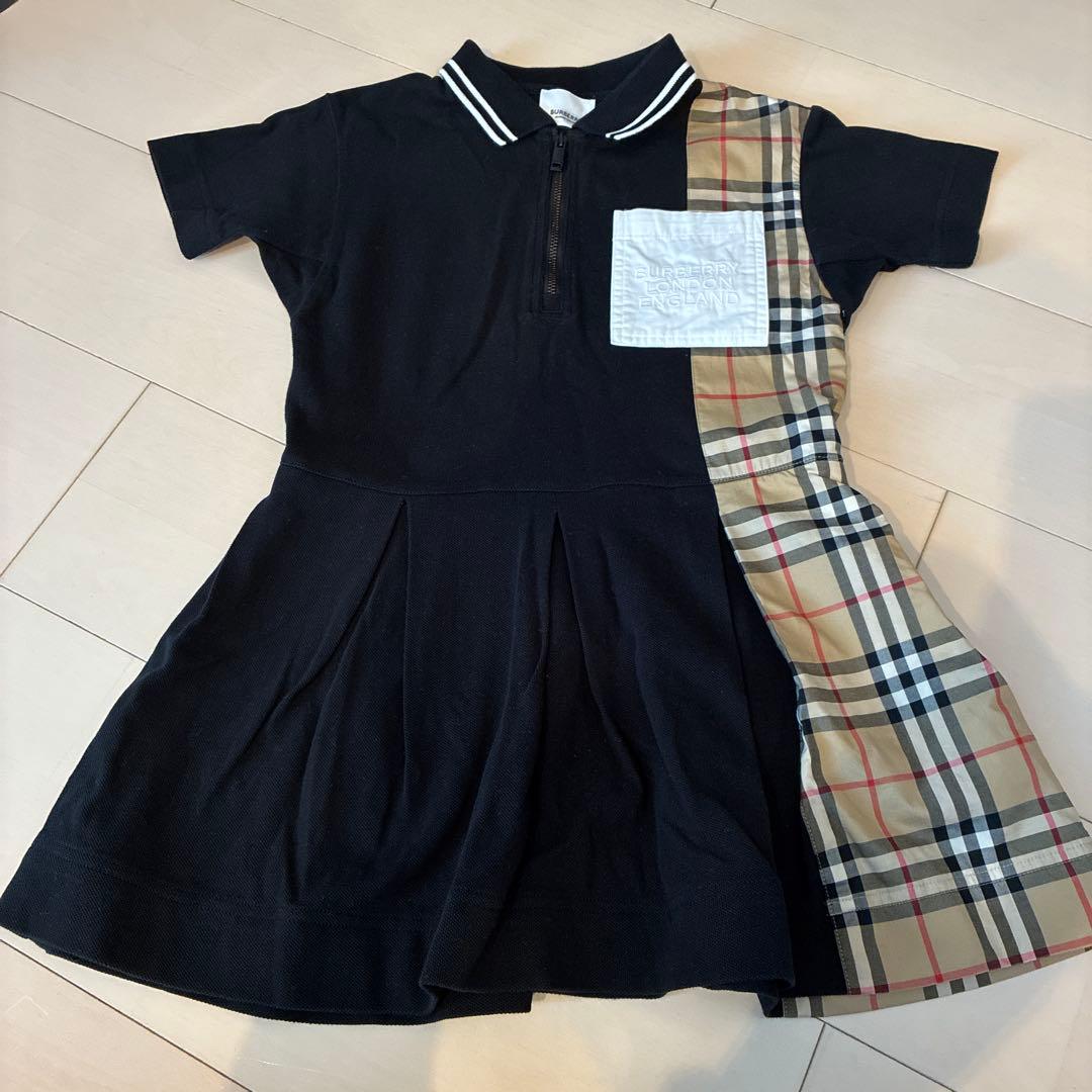 BURBERRY ポロドレス 6Y ブラック