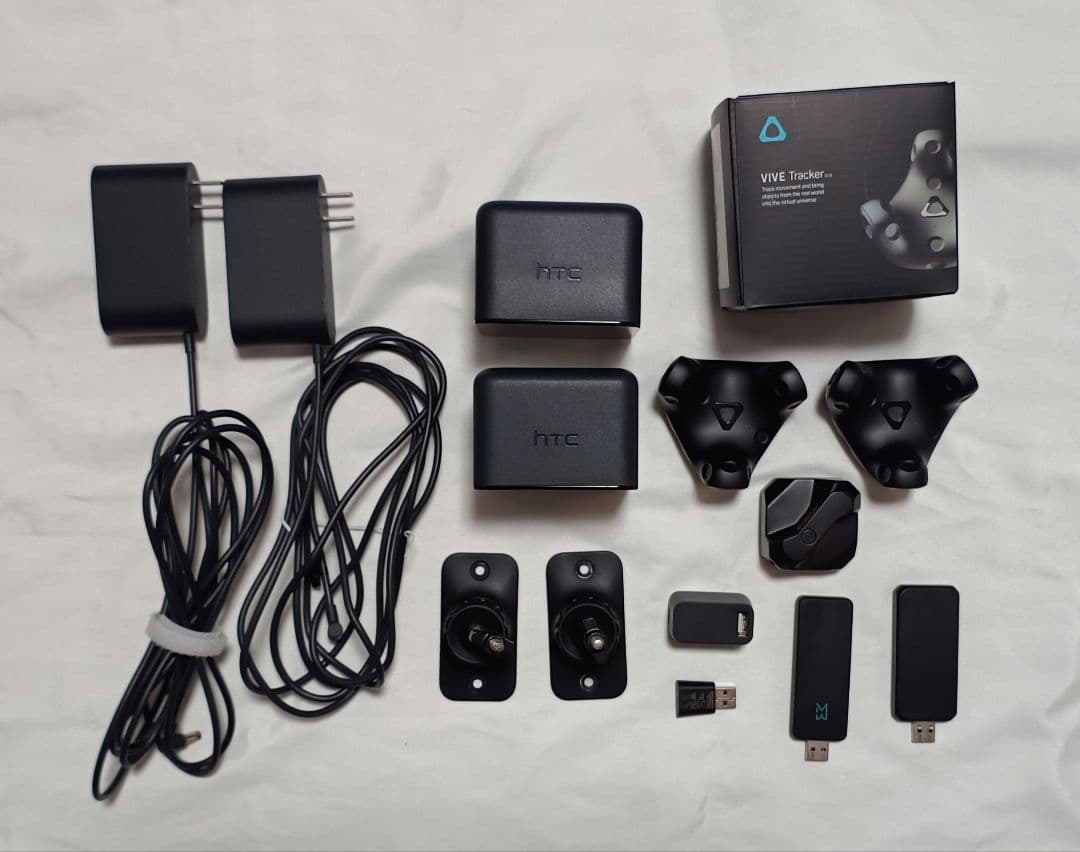 トラッカーx3（HTC VIVE3.0×2 +Tundra×1）＋BS1.0×2