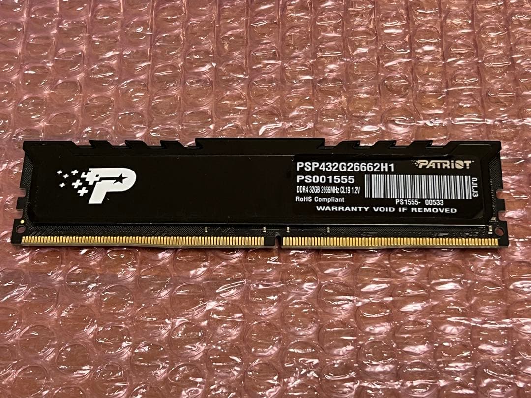 DDR4 デスクトップ用メモリ PC4-2666 32GB 1枚 動作確認済②