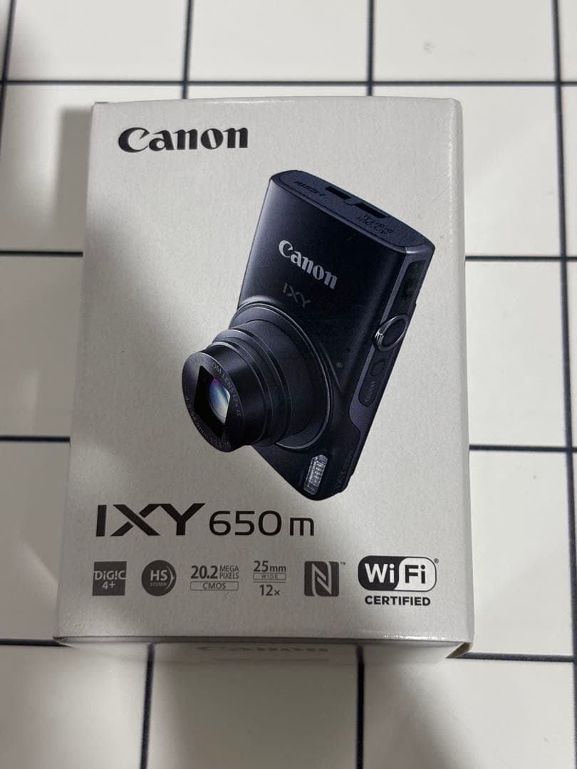 新品 Canon IXY650m シルバー 保証書付き