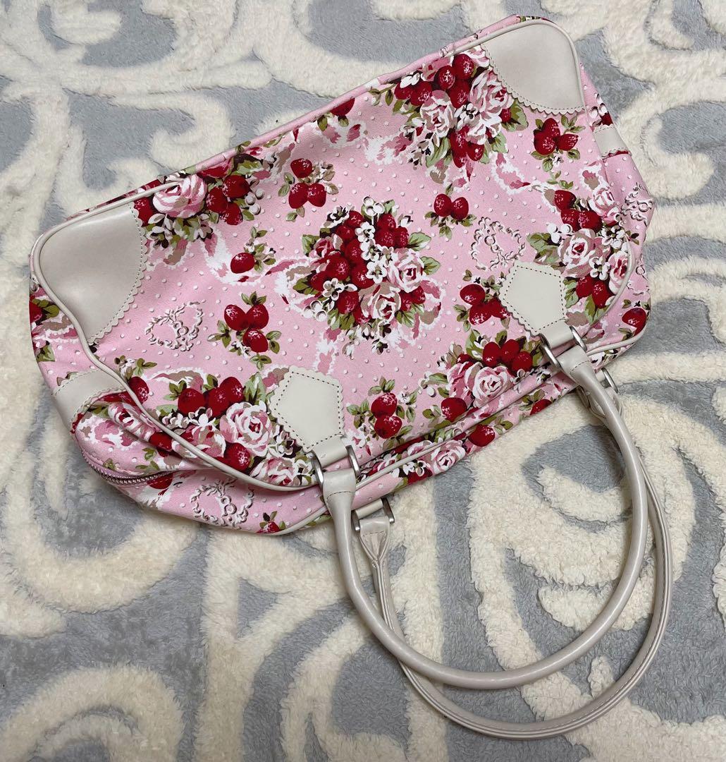 BABY シュガーブーケ柄 ボストンバッグ