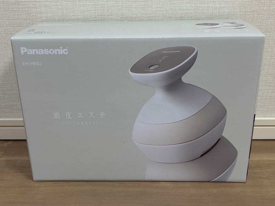 【新品未使用】パナソニック EH-HE0J-S 頭皮エステ スパイラル&スライド