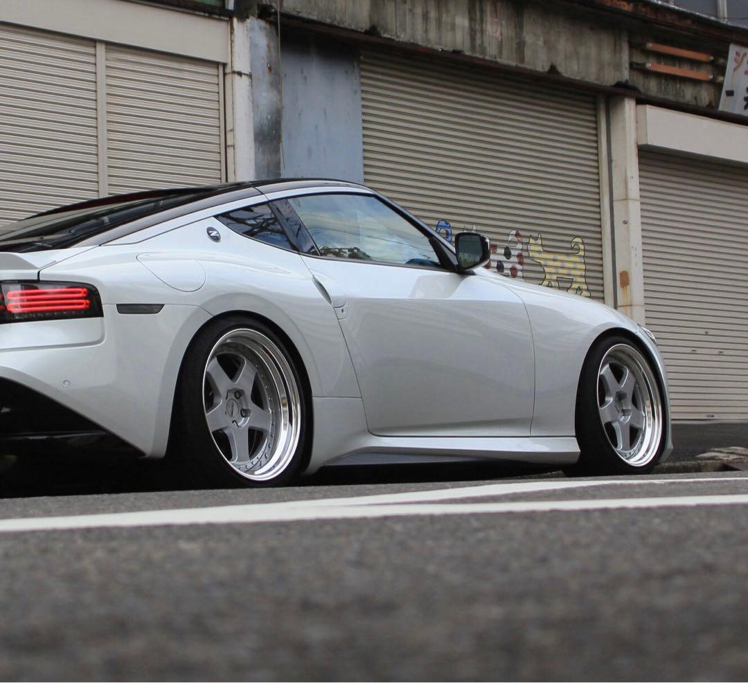 4本　AME シャレンVFX 20インチ シルバー 5スポーク　深リム