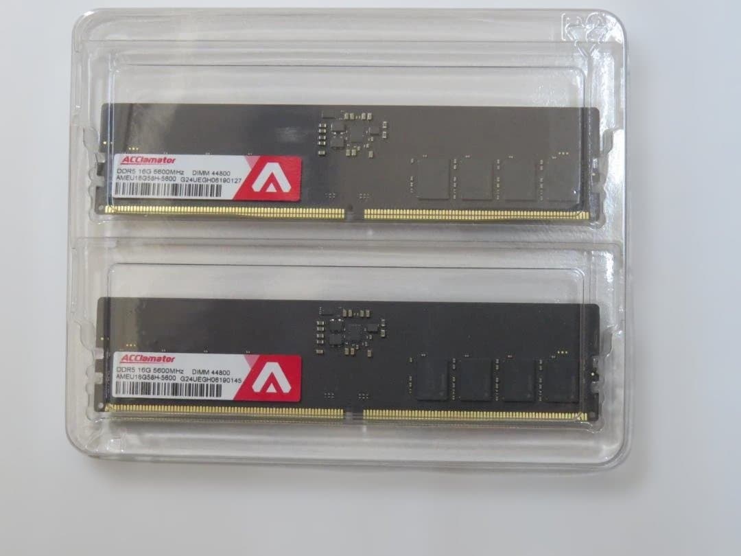 ACClamator32GB DDR5 5600MHz DIMM メモリ