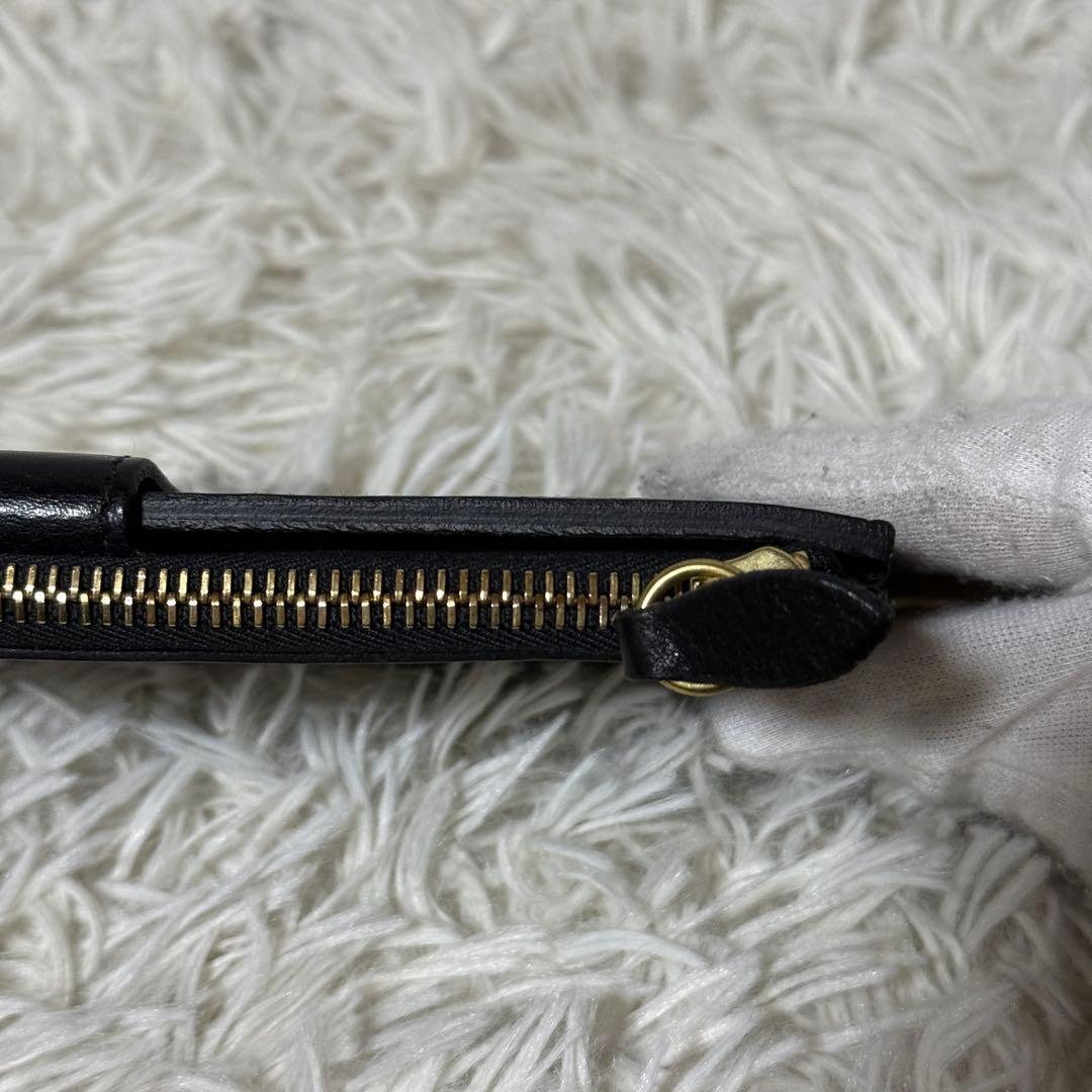 未使用✨IL BISONTE イルビゾンテ　レザー　ロングウォレット　ブラック