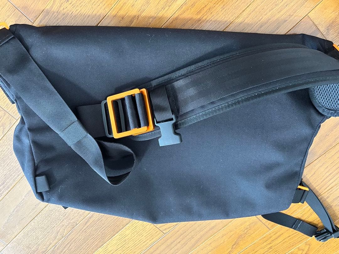 MISSION WORKSHOP メッセンジャーバッグ 黒 オレンジバックル