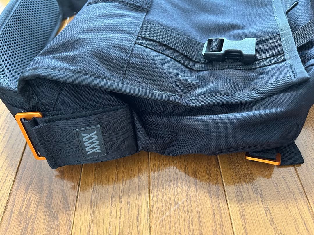 MISSION WORKSHOP メッセンジャーバッグ 黒 オレンジバックル