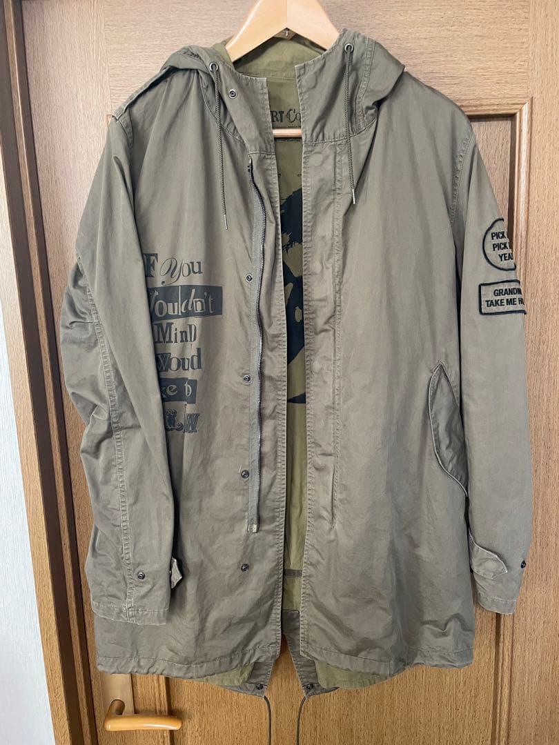 ヒステリックグラマー　メンズＬ　カーキ　モッズコート