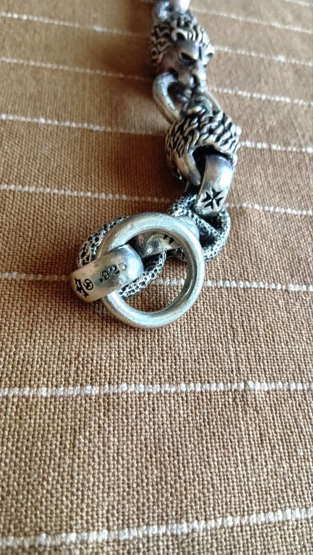 ガボール風 シルバーブレスレット