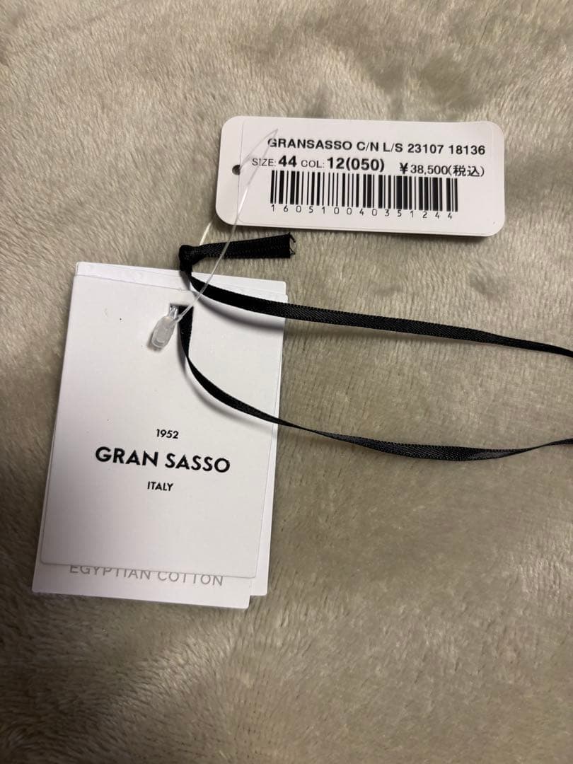 【極美品】グランサッソ8ゲージ ニット 44 定価　定価38,500円