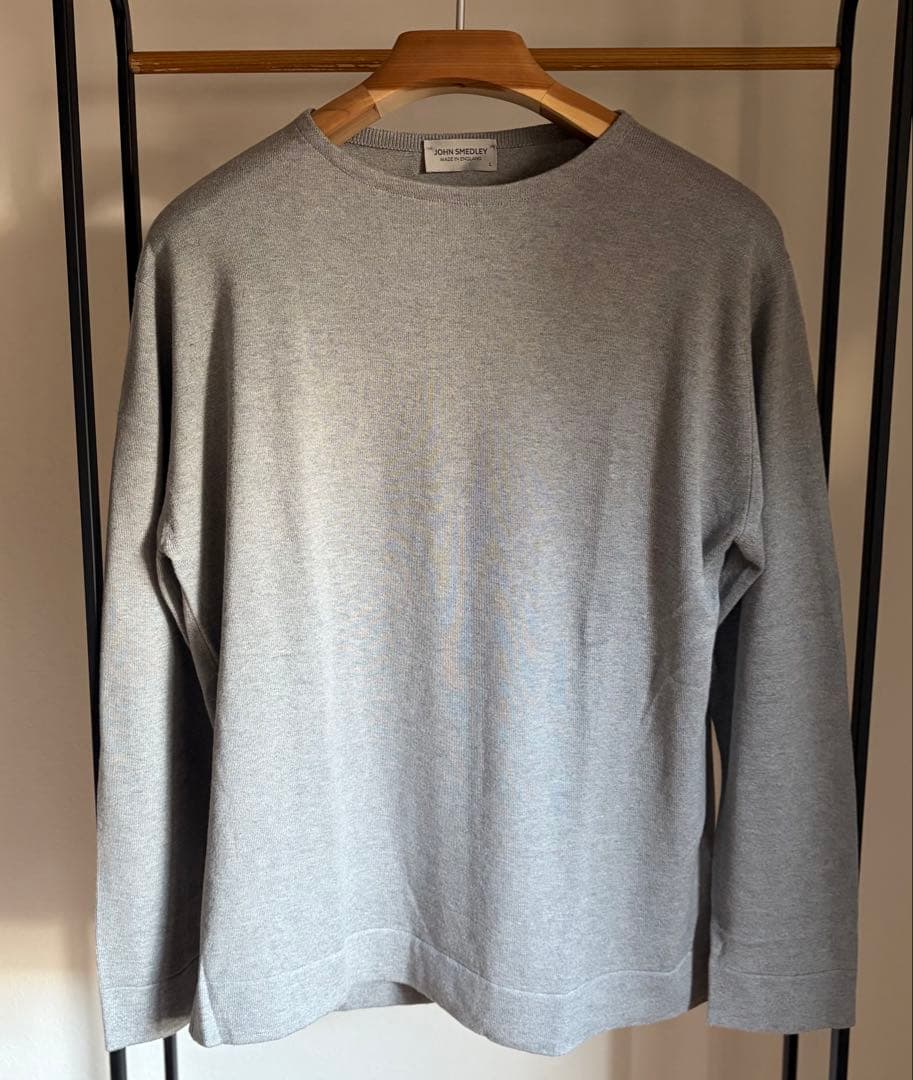 トップス JOHN SMEDLEY COTTON KNIT