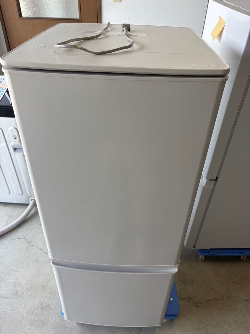 【美品】三菱 ノンフロン冷凍冷蔵庫 MR-P15H-W 2023年製