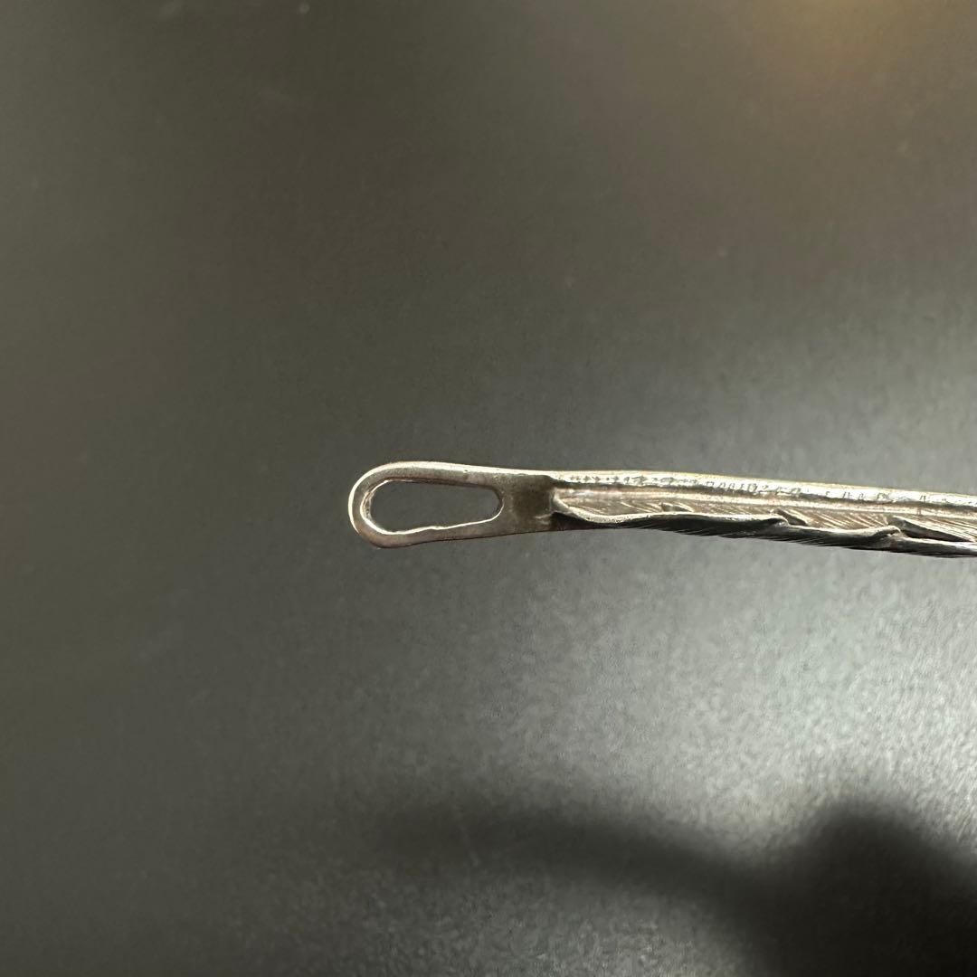 【美品】FIRST ARROWS K18透かしマーク付フェザー　75mm