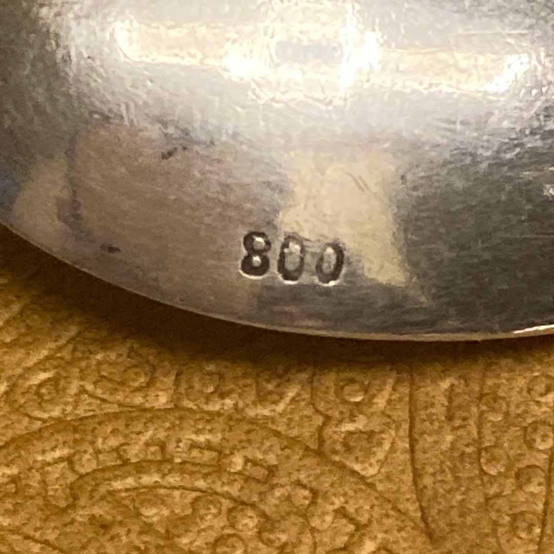 【純銀/約22g】ドイツ ティースプーン/12cm【マスカロン】