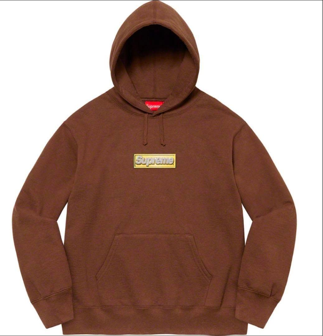 トップス Supreme Bling Box Logo Hooded Sweatshirt