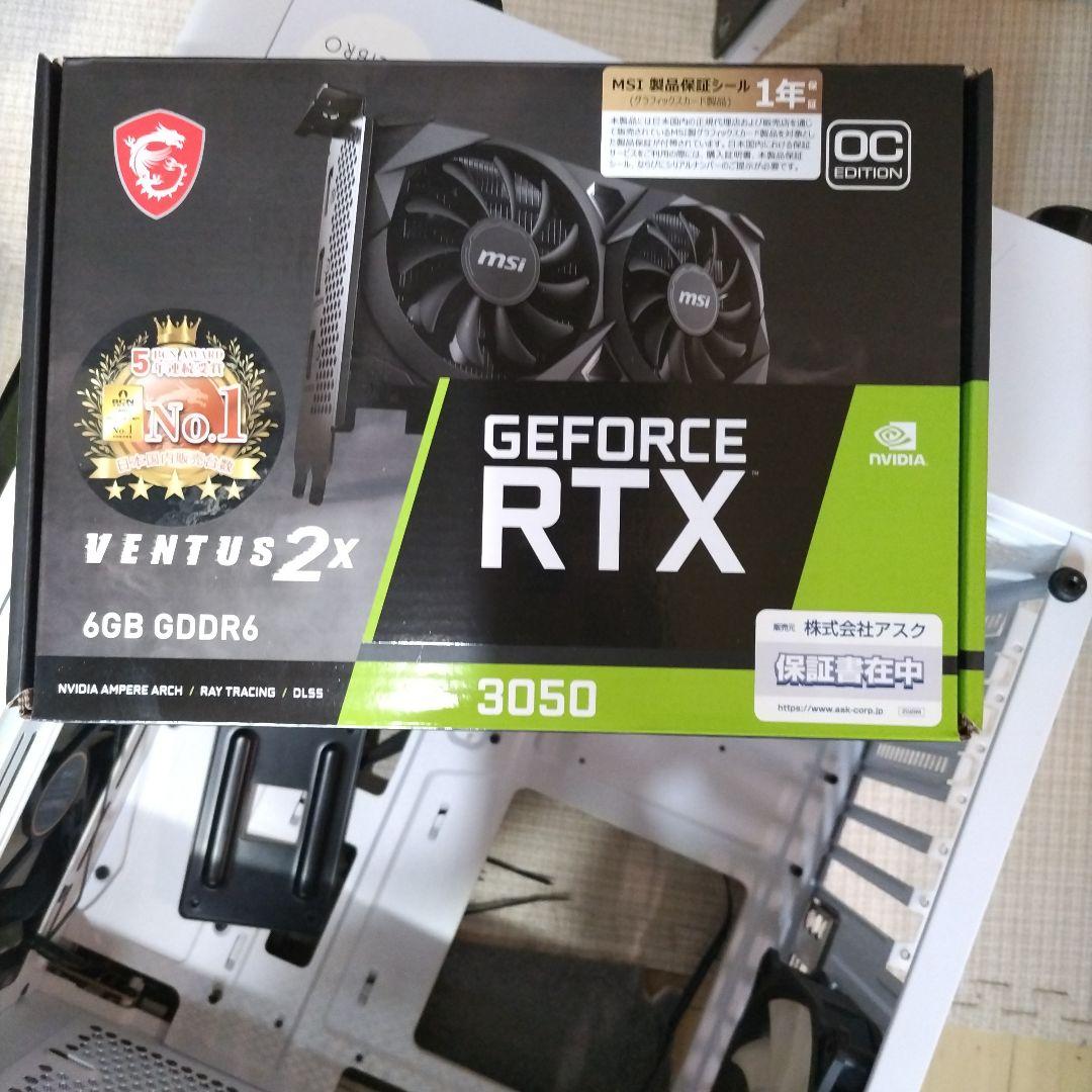 グラフィックボード・グラボ・ビデオカード MSI GeForce RTX 3050 6GB GDDR6 OC
