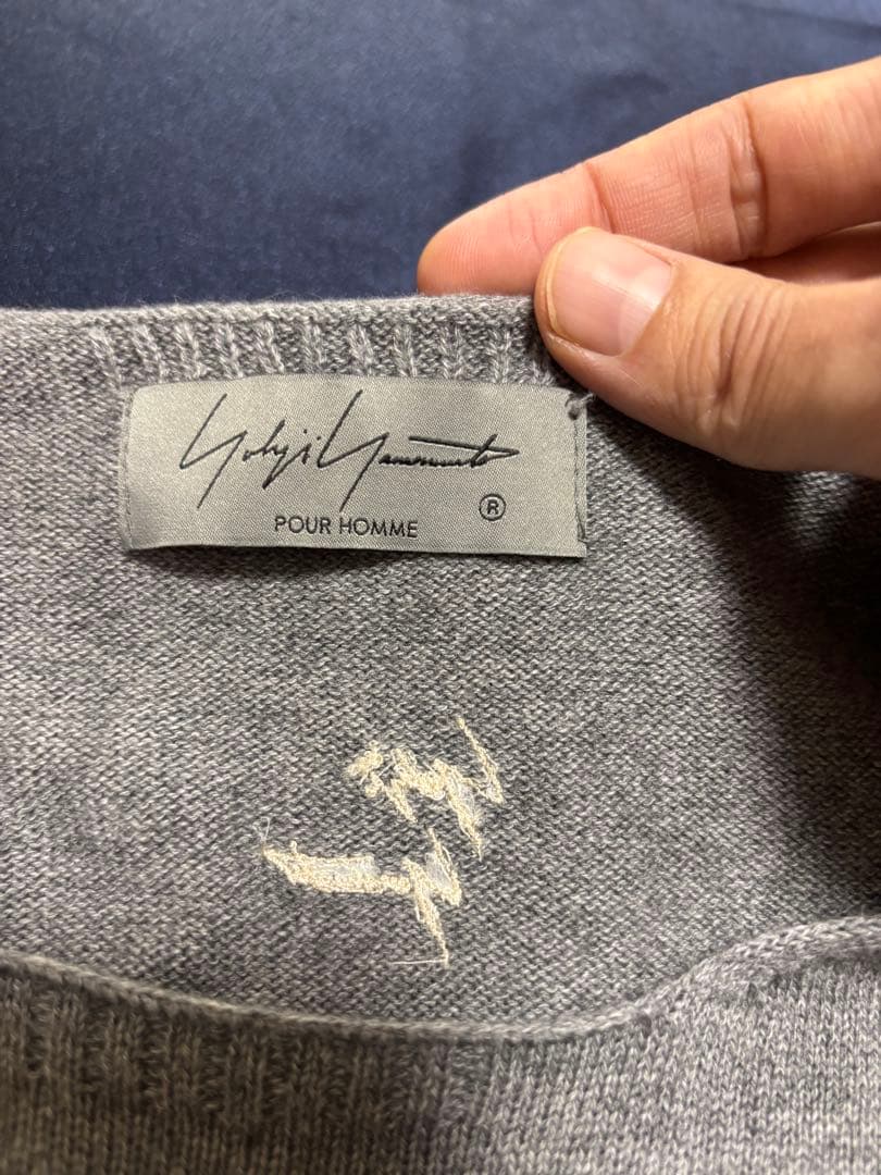 Yohji Yamamoto Pour Homme 25SSカシミヤ混ニット