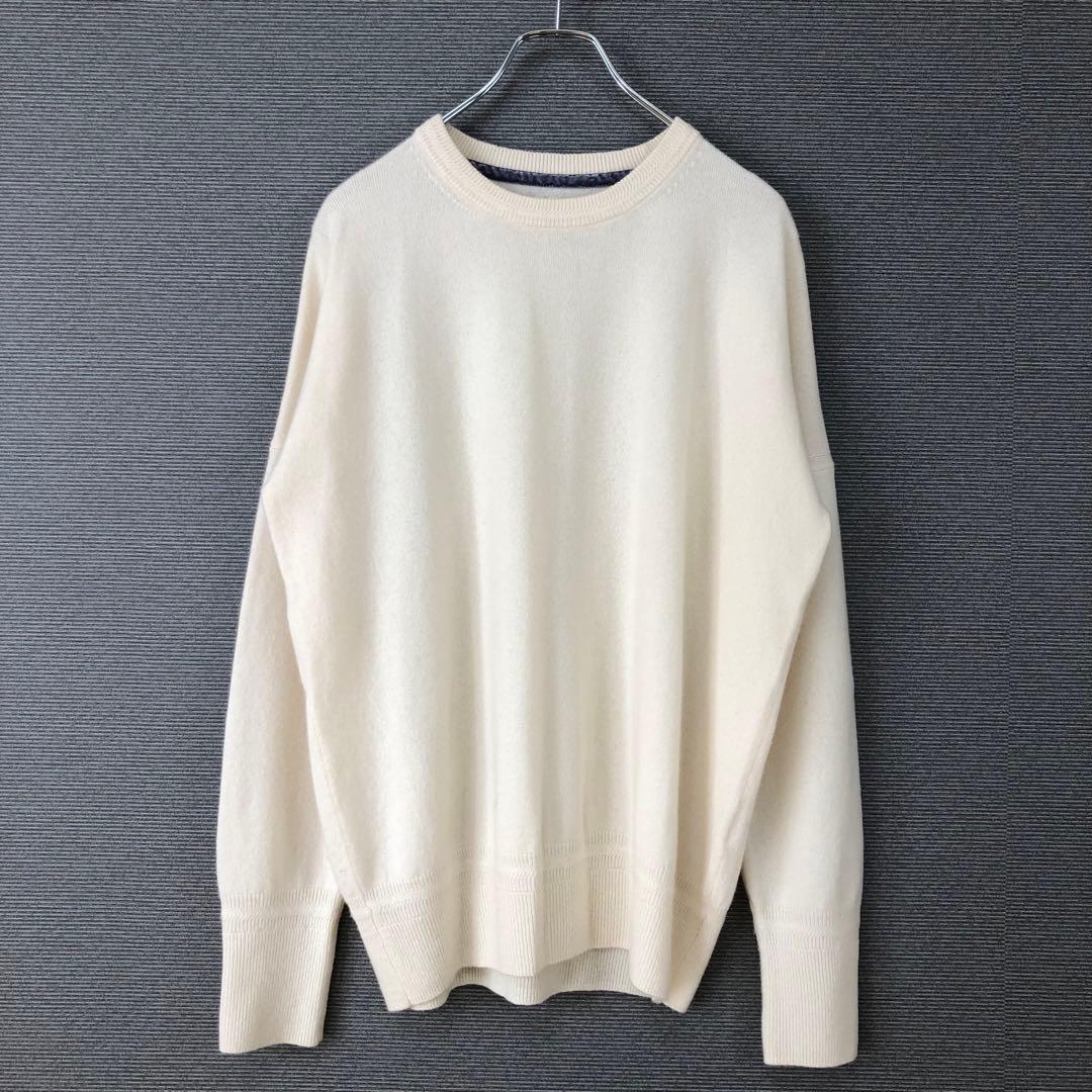 トップス MAISON CARREE CASHMERE Basic Tops IVORY