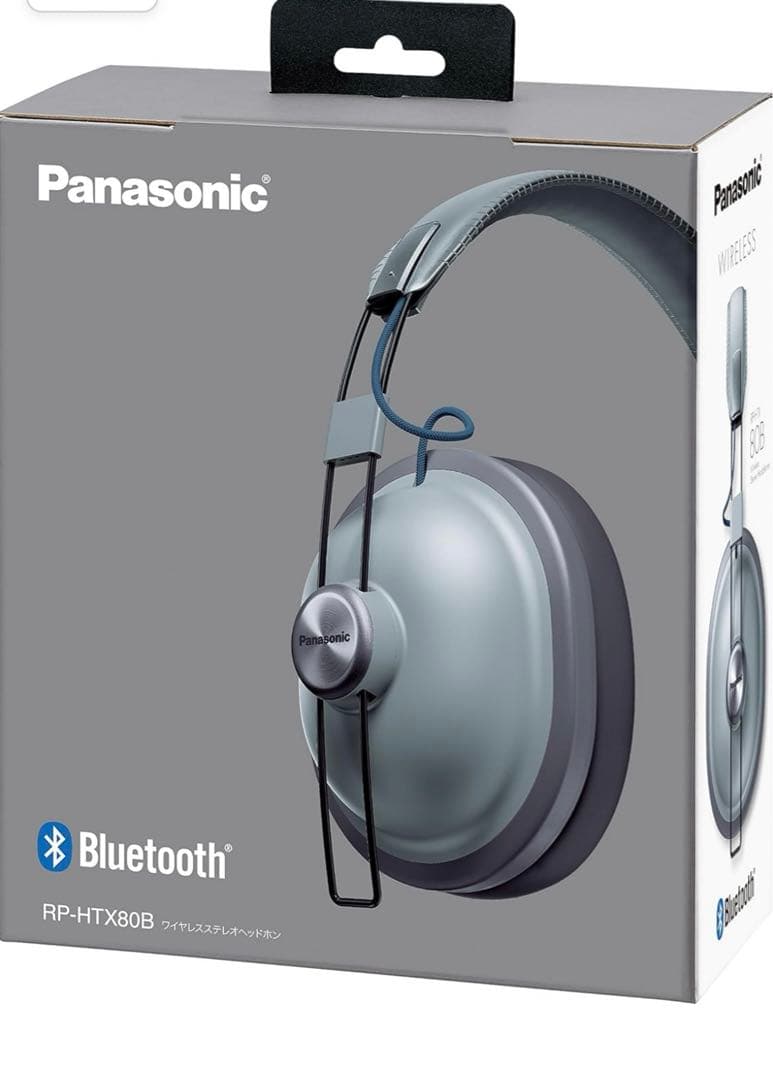 パナソニック ワイヤレスステレオヘッドホン RP-HTX80B-H