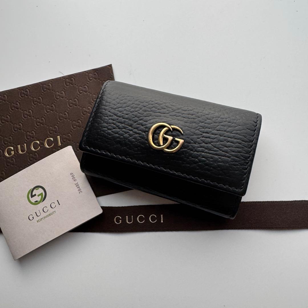【限定価格】 194 GUCCI グッチ マーモント キーケース