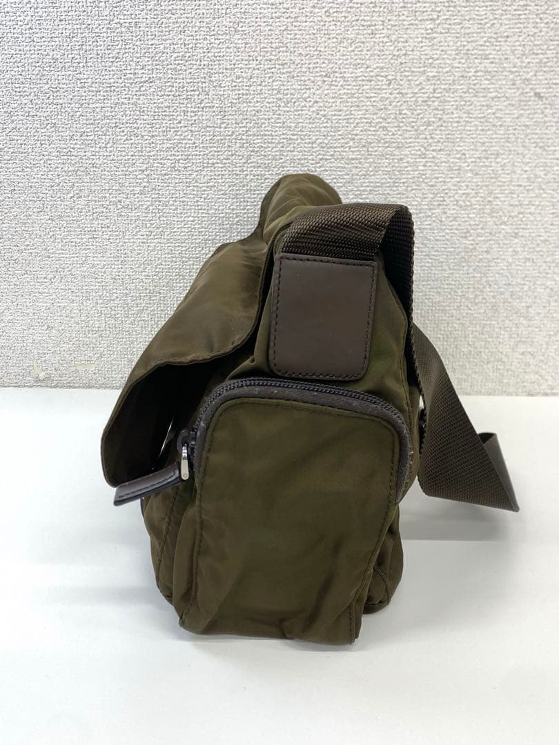 PRADA プラダ ブラウン メッセンジャーバッグ メンズバッグ